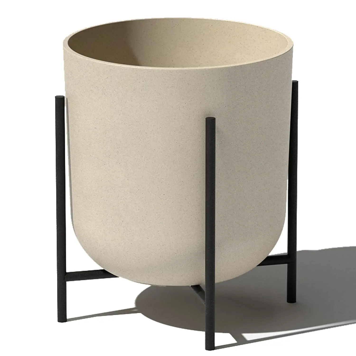 Mason Series Raised Lima Planter - Round Planter with Stand, Customized