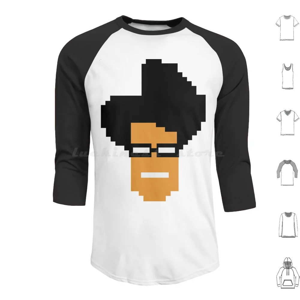 Moss It Crowd 8-Bit Hoodies Long Sleeve It Crowd Moss 8 Bit