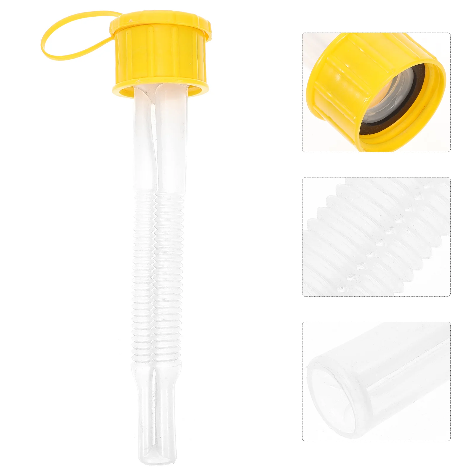 

Plastic Gas Spout Replacement Flexible Nozzle for Oil Can Easy Pour Anti Leak Lightweight Portable Storage Lawnmower Fueling