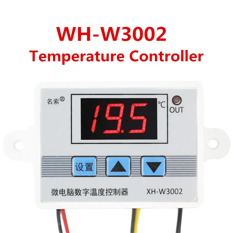 Digital Control Thermostat Microcomputer XH-W3002 Temperature Controller 220V 12V 24V LED Switch Thermoregulator Sensor 30% Off