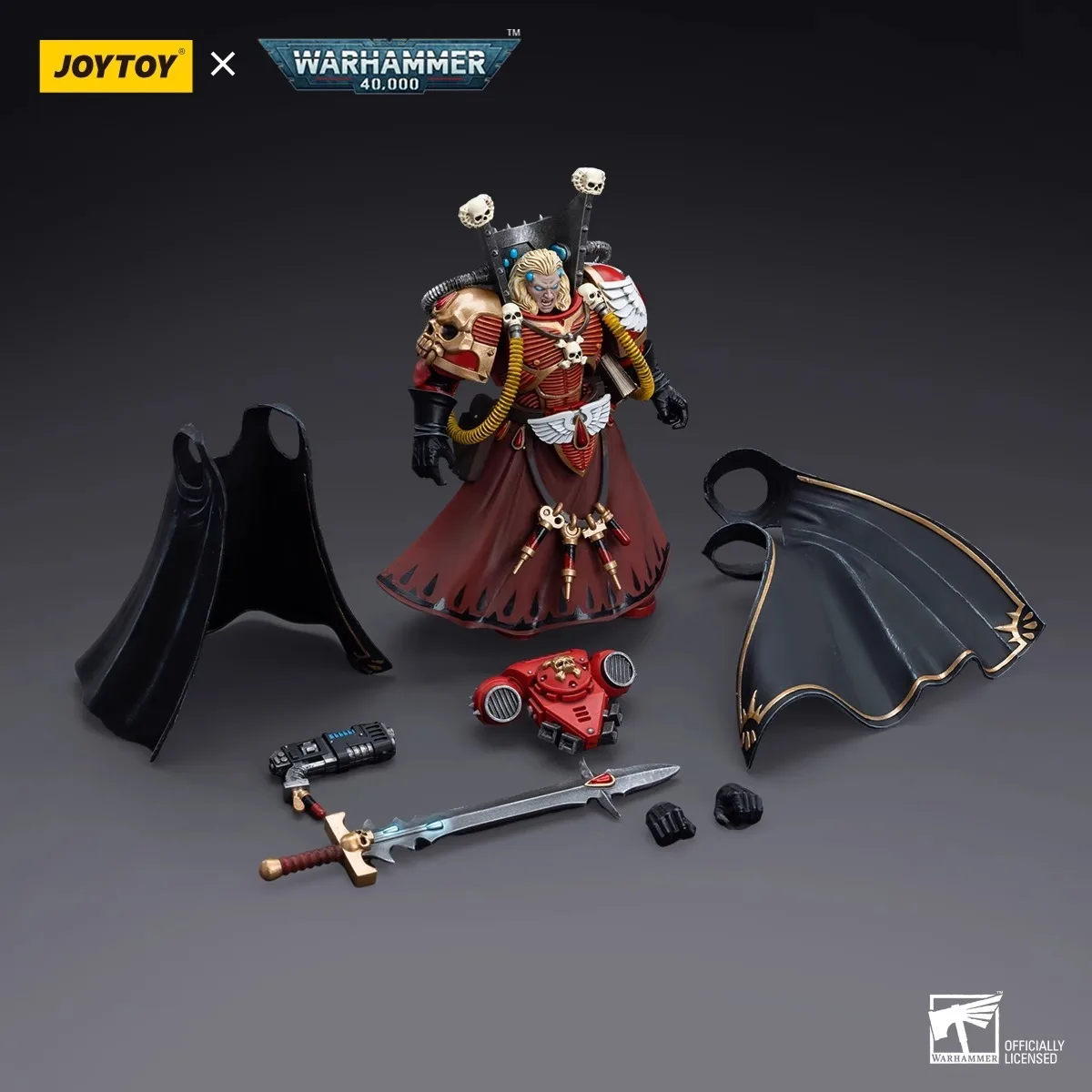 【Accessories】JOYTOY  Warhammer 40k 1/18 Action Figure Blood Angels Mephiston  Model Toy  3.75inch
