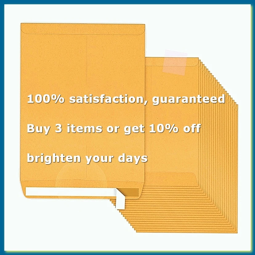 9x12inch Envelopes Self-Seal Catalog Mailing Envelopes -100 Count, Ultra Strong Quick-Seal, Manila Envelopes Envelopes