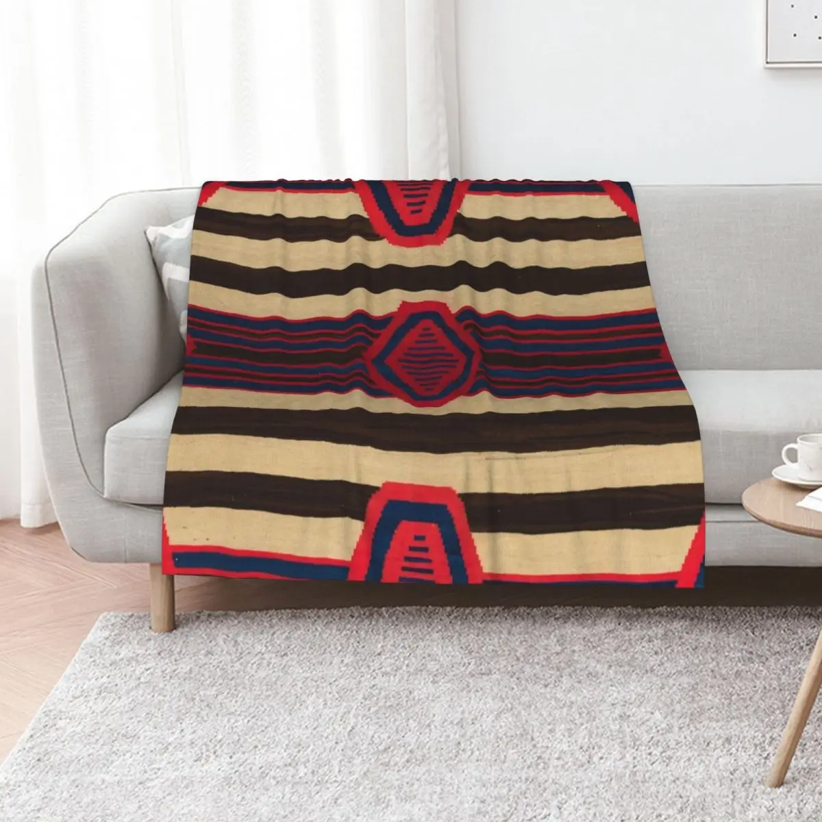 Indigenous Designs I Chief's blanket Navajo Weavings Throw Blanket valentine gift ideas wednesday Hair Furrys Blankets