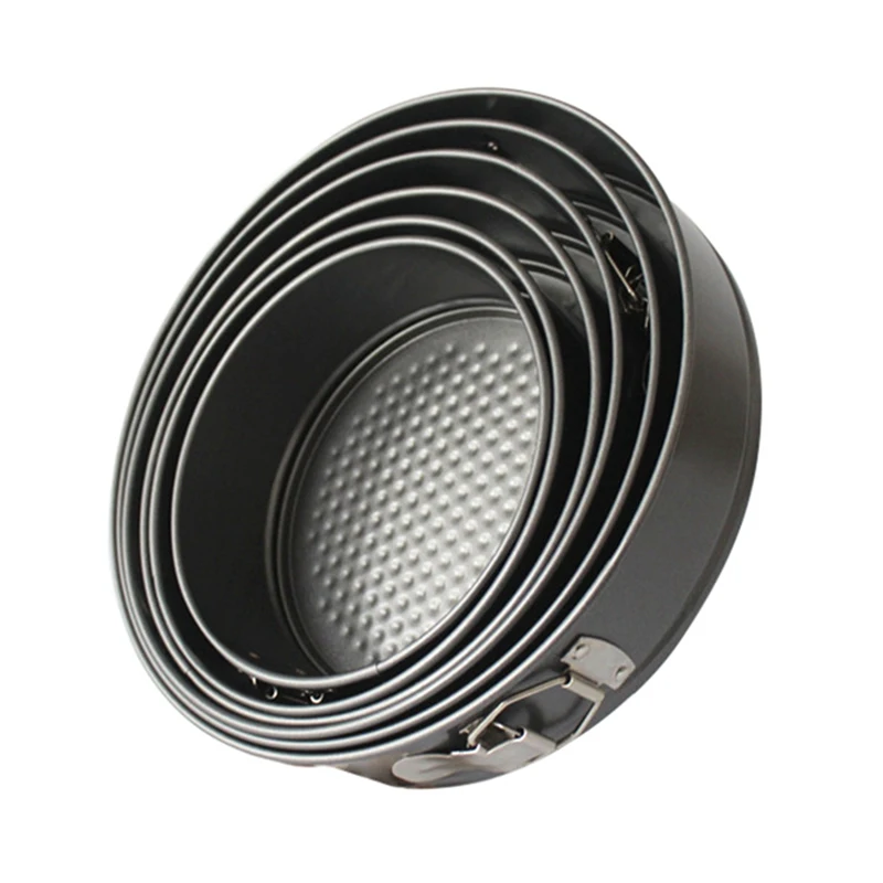 صينية كيك سبرينغفورم سريعة التحرير مع قاعدة قابلة للإزالة، مقالي تشيز كيك غير لاصقة، مقلاة كعكة مستديرة مانعة للتسرب لخبز المطبخ