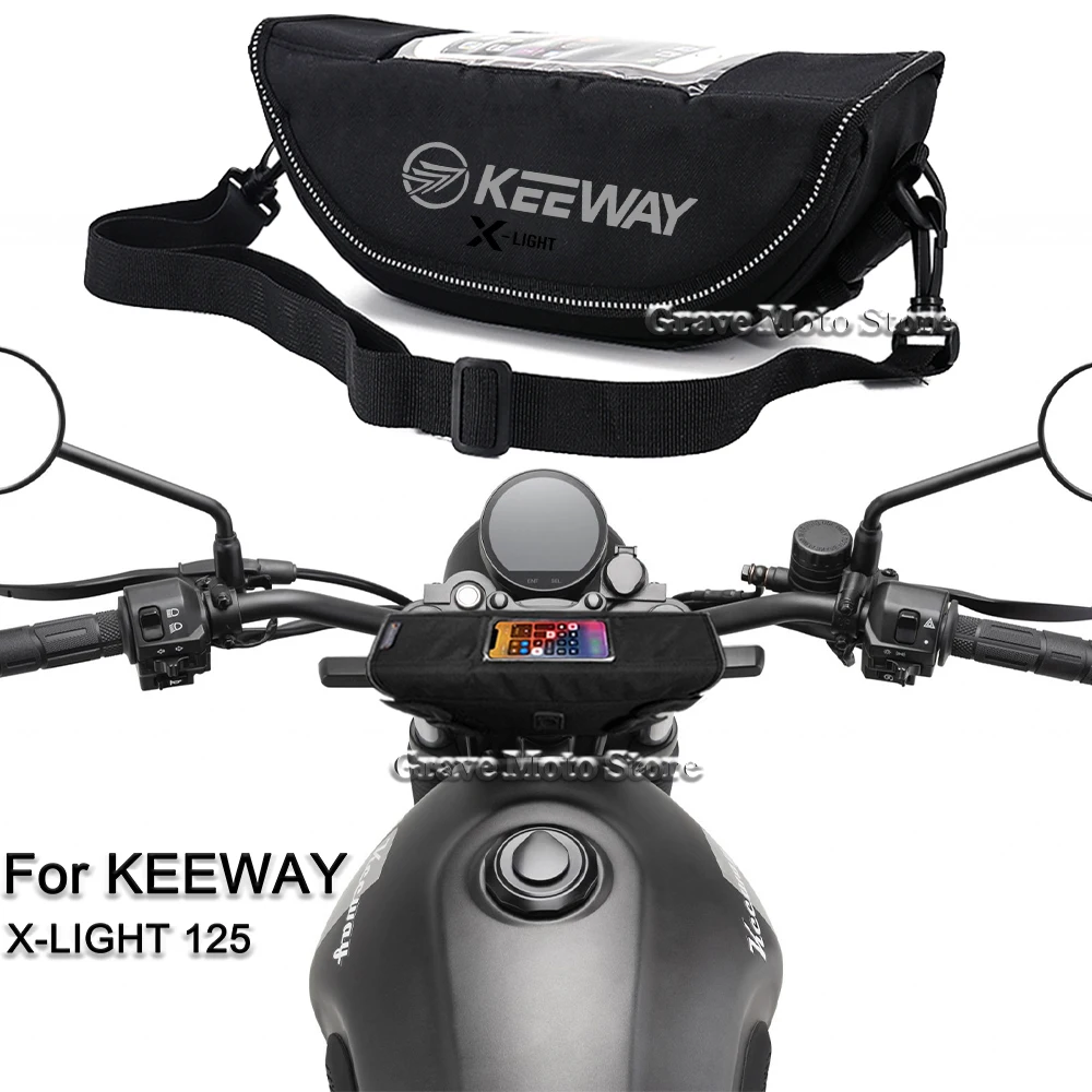

For Keeway x-light 125 Motorcycle accessories tools bag Waterproof And Dustproof Convenient travel handlebar bag