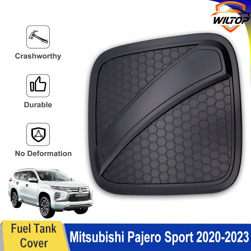 

Для Mitsubishi Pajero Sport 2015 2016 2017 2018 2019 крышка топливного бака ABS матовый черный газовый чехол накладка автомобильные аксессуары