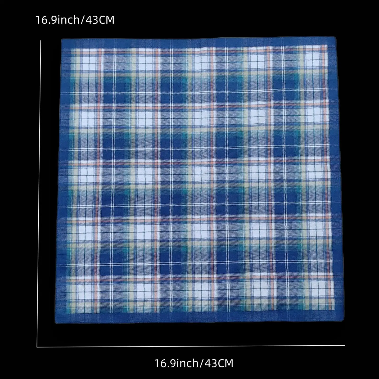 6 قطع من مناديل رجالية هدايا رجالي ناعمة ومريحة مناديل كلاسيكية