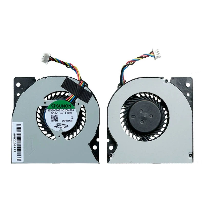 Replacement Laptop CPU Cooling Fan Cooler Radiator For SUNON EG60070S1-C200-S9A 5V 1.96W