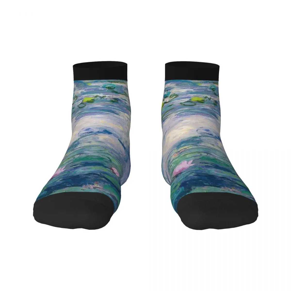 Water Lilies Claude Monet Fine Art Socks Running Heating sock cool Ladies Socks Men's