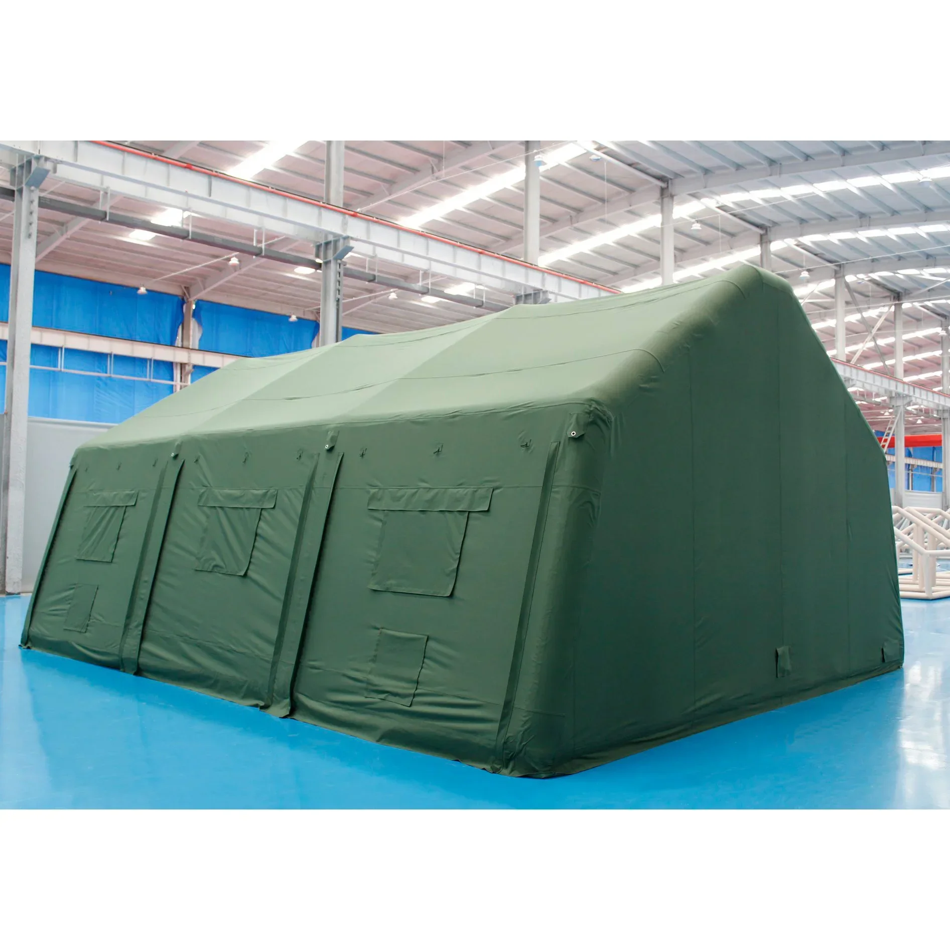 Waterproof and Fire-Resistant Airtight Hospital Tent Inflatable Medical Rehab Tent Mobile Rescue Tent for Emergency Insolation