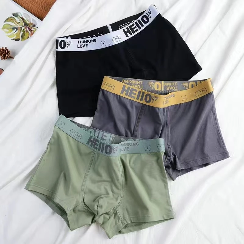 Celana dalam Boxer pria, celana dalam katun pria, celana Boxer pria, celana dalam seksi bersiropa interior hombre ukuran besar L-7XL