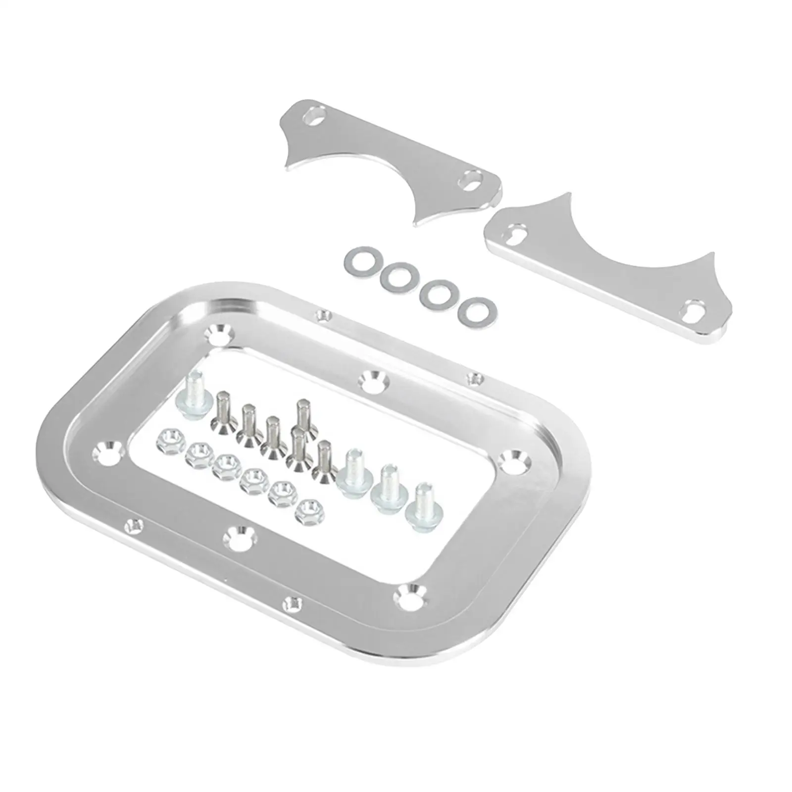 

Battery Holder Relocation Tray Mounting Clamps Kit Durable Metal Base for Optima 34 78 Car Battery Replacement