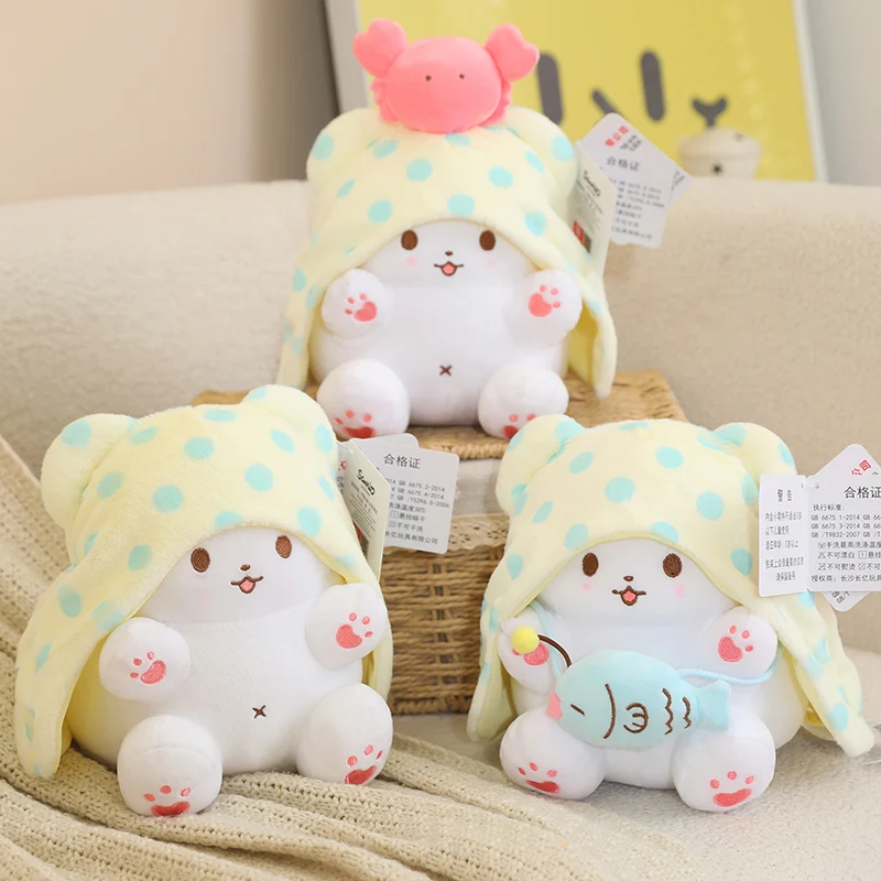 Jouet en peluche Sanurgente Kawaii pour enfants, couverture en peluche au beurre mignon, décoration de chambre, coussin doux, compagnon de garçon, cadeau d'anniversaire