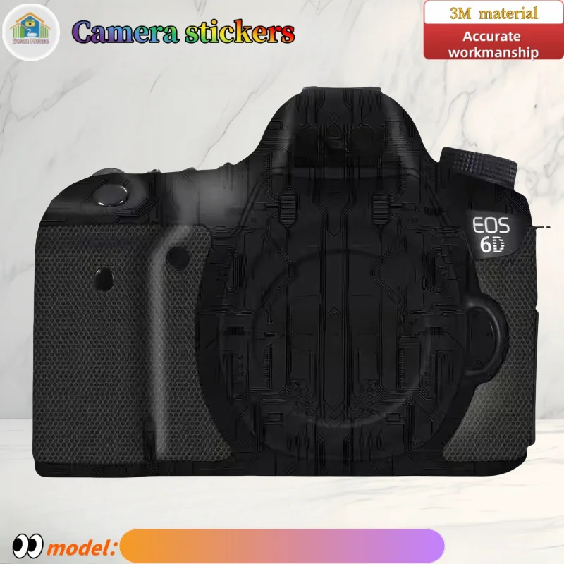 For Canon 6D Camera stickers, DIY skin,Precision tailoring wear-resistant protective film