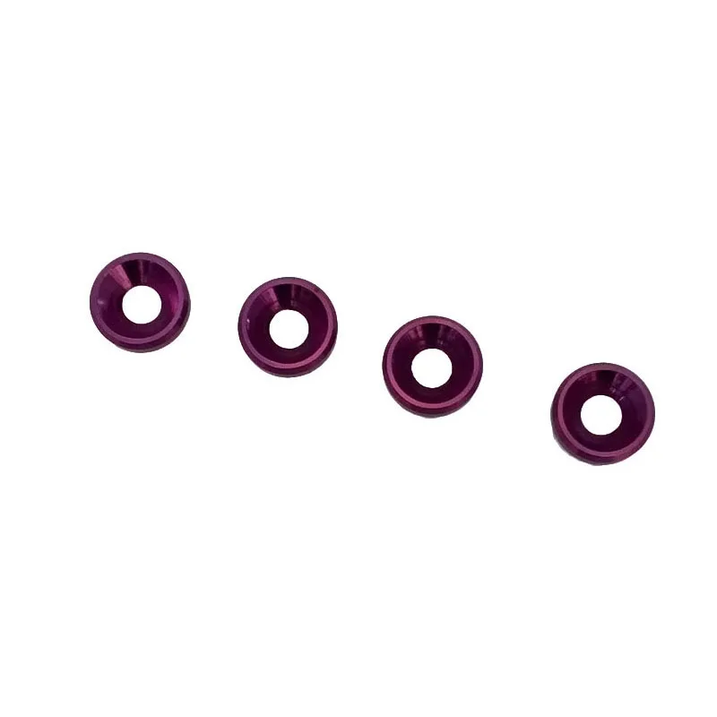 M4 Aluminum Cup Head Screw Washer Gasket For RC Model Car Buggy Truck Upgraded Hop-Up Parts HSP Axial HPI Traxxas Himoto Redcat