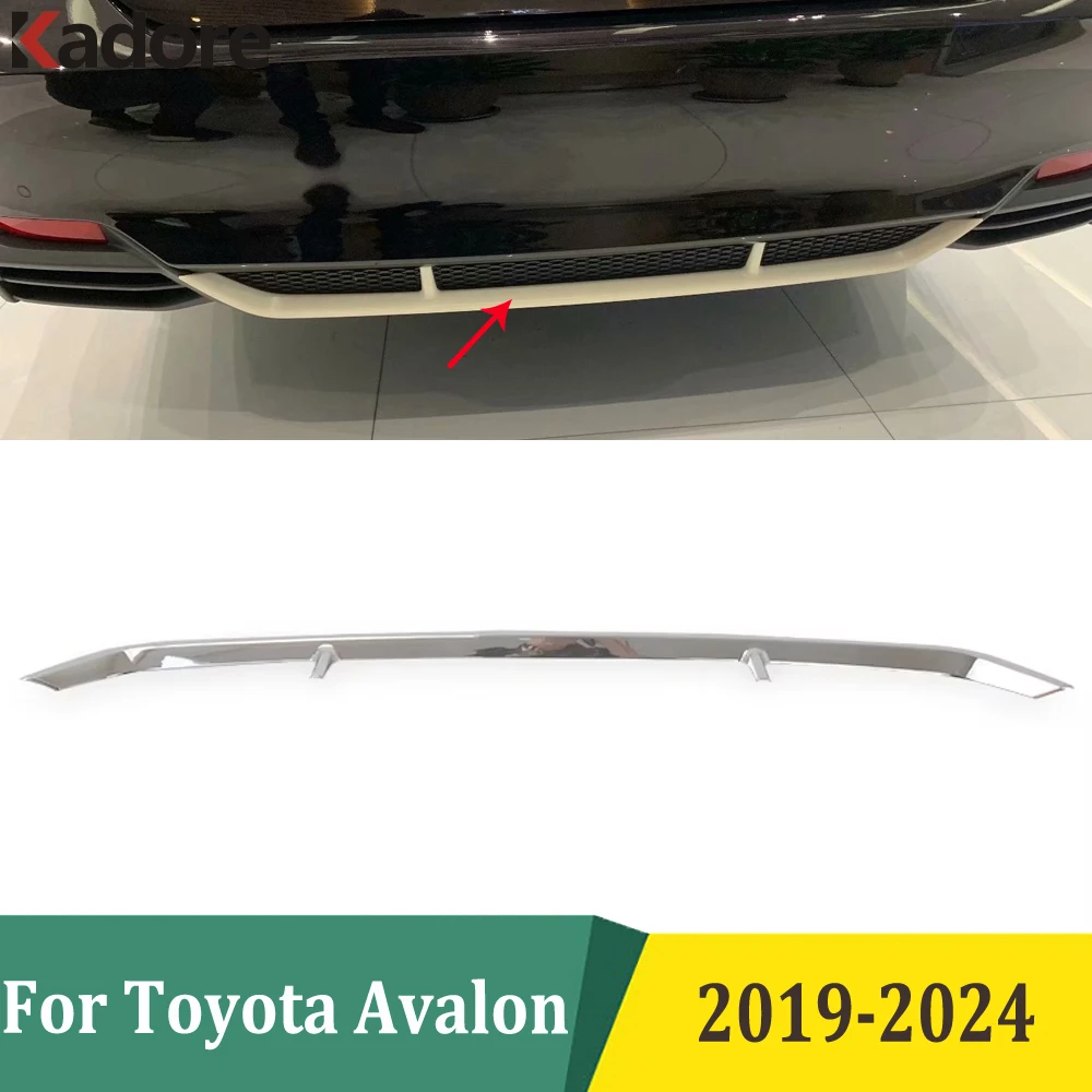

For Toyota Avalon 2019-2022 2023 2024 Chrome Rear Trunk Lid Cover Trim Tailgate Boot Protection Strip Car Exterior Accessories