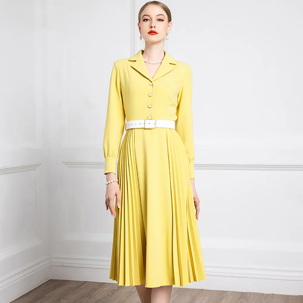 

High End French Retro Dress Hepburn Women's Temperament Autumn And Winter New Slim Skirt