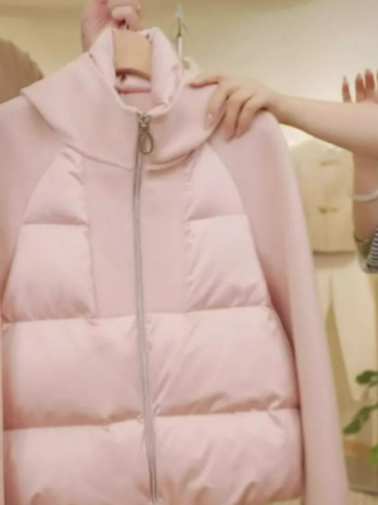 Ele Long Sve down Jaet Comodo design con cerniera Faionable Capispalla da donna Premium Quali Durevole per pendolari