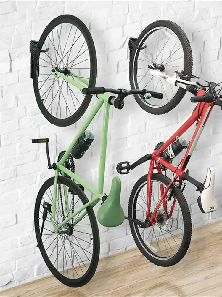 AliExpress NONE 1 Piece Bicycle Carrier Wall Mounted Bike Rack Mountain Bike   Rack Rack Storage Hook Mounted Rack Rack Thick Black