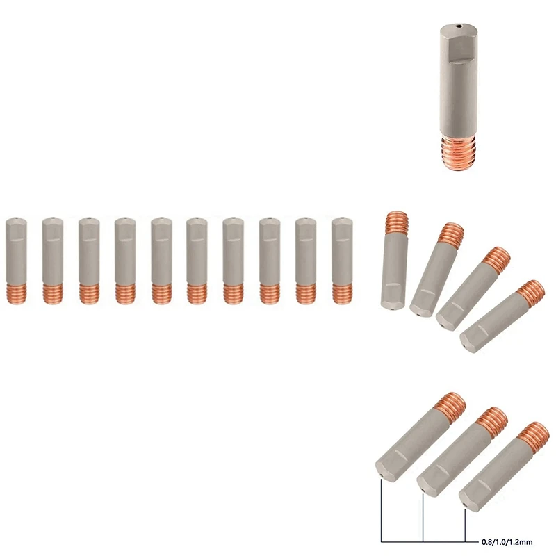 10 Stück mb15ak Schweiß düsens pitzen Beschichtung schützen m6 Gas düsens pitze Mig Schweiß werkzeug teile