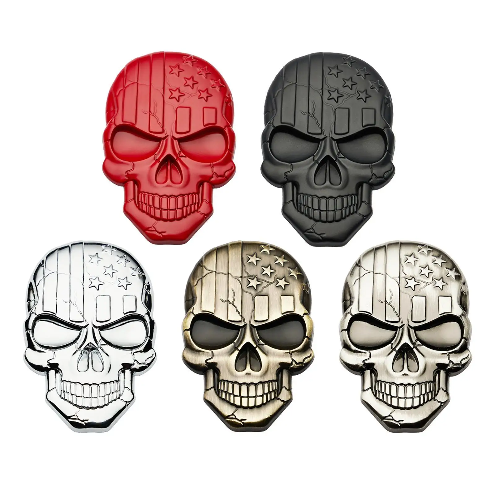 Car Sticker Decal Unique Decoration Zinc Alloy Stylish Plating for Trucks Motorcycle Window