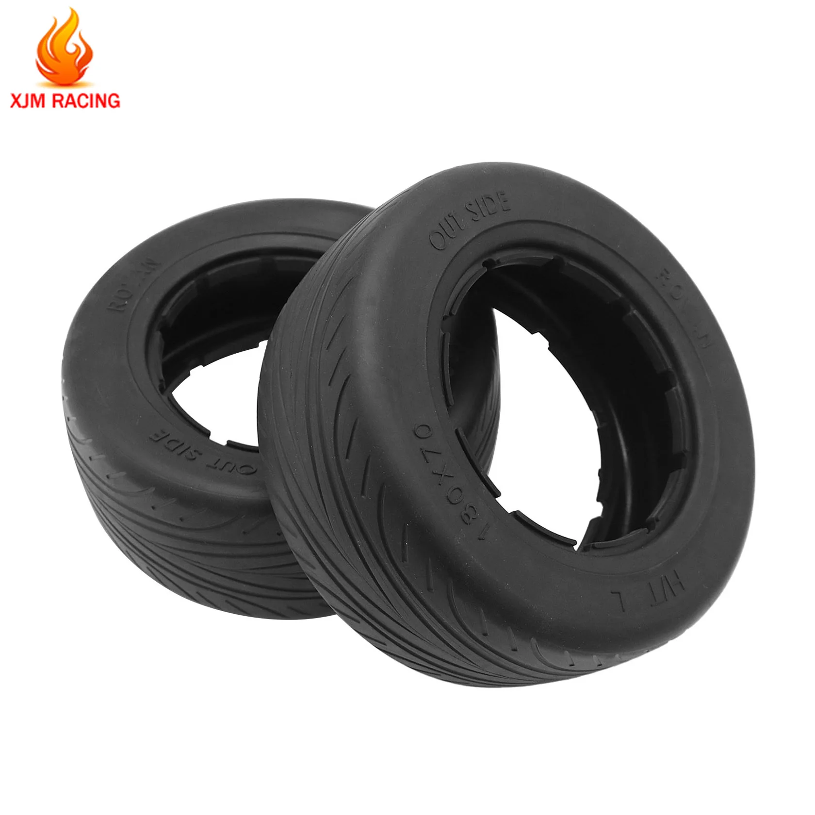 On-Road Tire Skin Kit for 1/5 Losi 5ive-T Rofun Rovan LT King Motor X2 Baja 4WD SLT Rc Car Racing Toys Parts