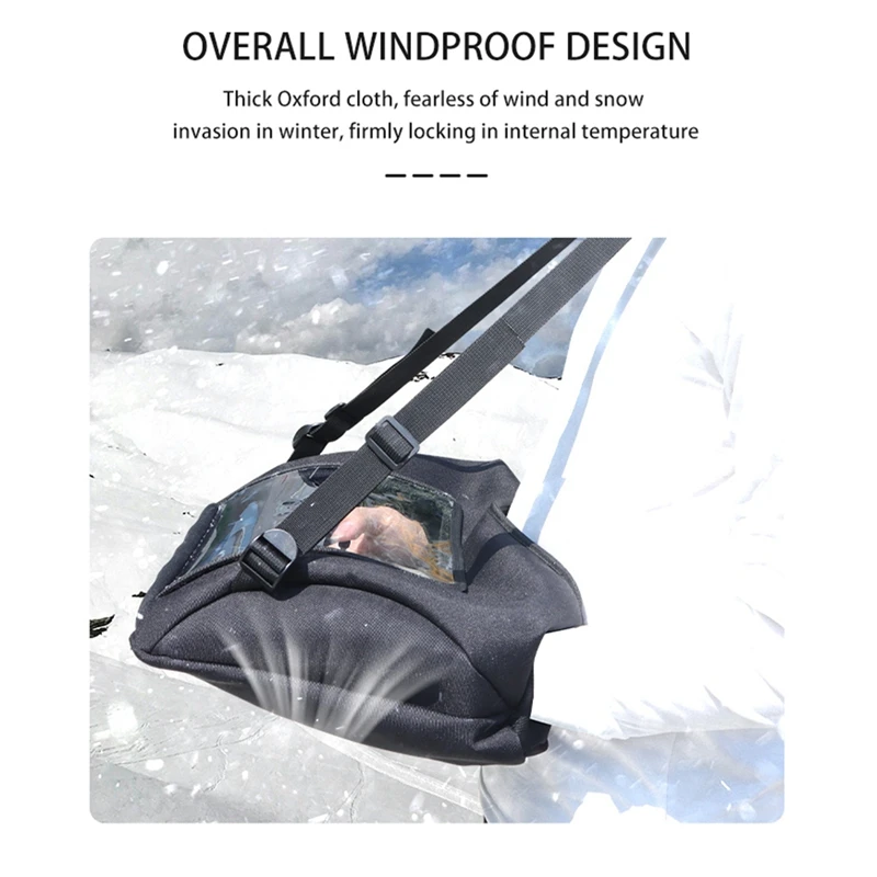 ABSQ-جهاز إرسال التحكم عن بعد قفازات دافئة مقاوم للماء الباردة والدليل على يندبروف ل FPV RC الارسال ل DJI للتحكم Mavic