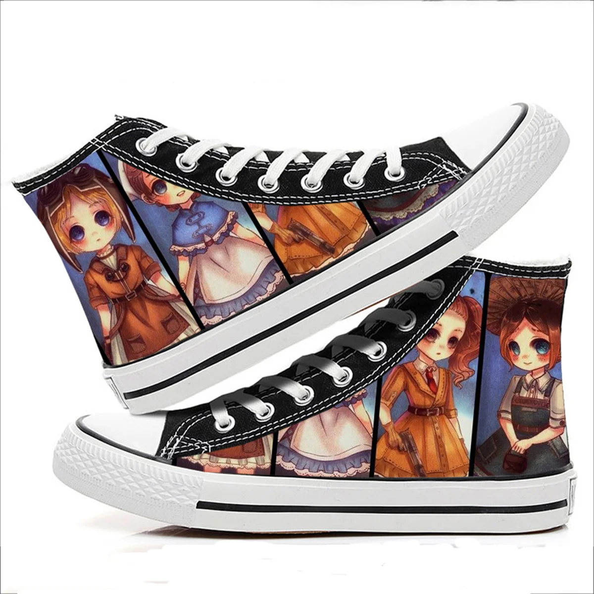 Anime Spiele Identität V Naib Subedar Vera Nair Originalität Freizeit Sport Student Hohe Hilfe Runde Kopf Schnürung Strap Leinwand Schuhe