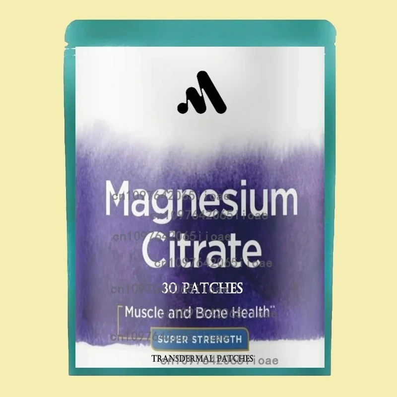 

Magnesium Citrate Transdermal Patches Energy Muscle Immune System Support 30 Patches