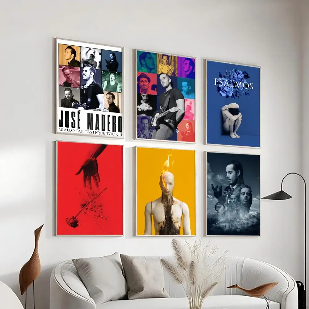 

J-Jose Madero Singer Poster HD Art Sticky Wall Waterproof Home Living Room Bedroom Bar Aesthetic Decoration Gift