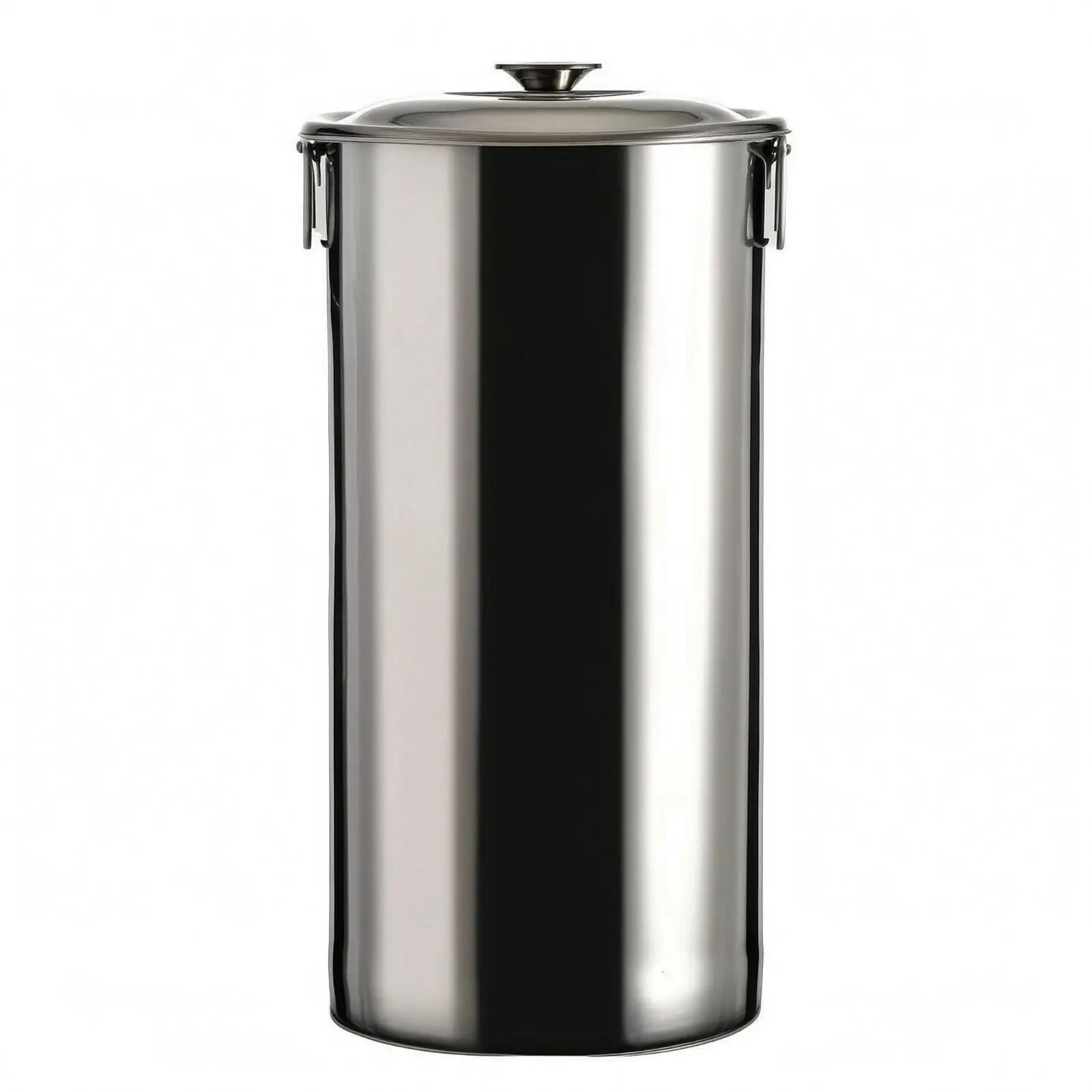 Stainless Steel Storage Bucket Stainless Steel Bucket Snug Lid Kitchen Supply