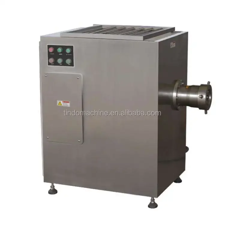 Electric Mincing Machine Price Grinder Mixer Industrial Meat Mincer Provided 500KG/H 850*500*860mm Online Support 5.5KW Motor