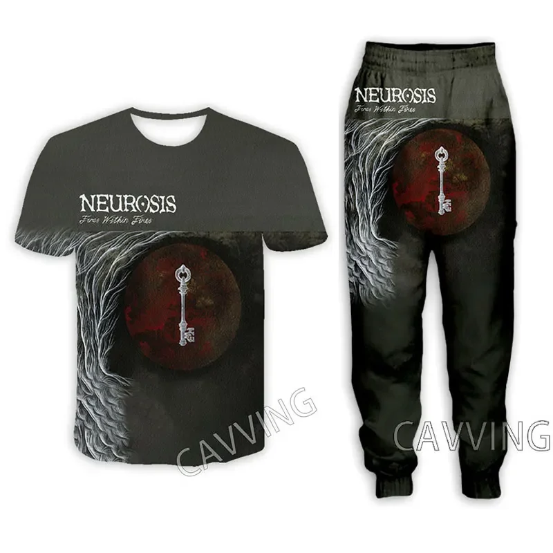 

Neurosis Rock 3D Print Casual T-shirt + Pants Jogging Pants Trousers Suit Clothes Women/ Men's Sets Suit Clothes