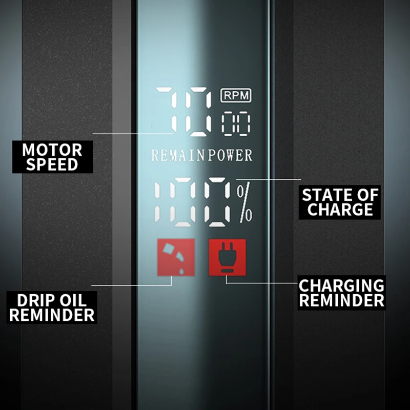 Kemei 282 مشابك شعر كهربائية للرجال ماكينة قص الشعر المنزلية R شفرة ماكينة تشذيب اللحية/الشعر اللاسلكية قطع نحت المقص USB