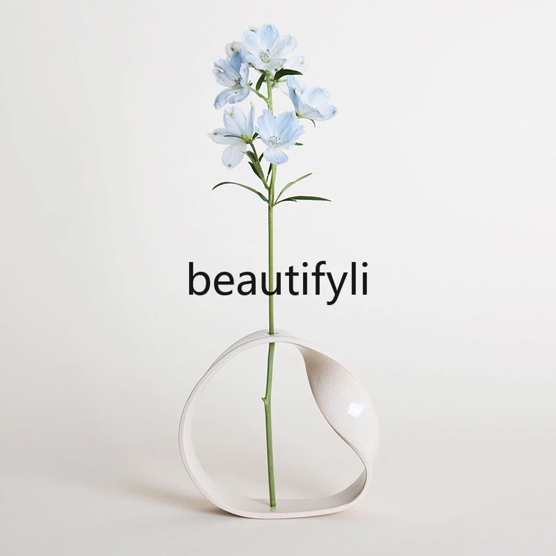 

Minimalist creative special-shaped flower arrangement, Nordic style living room desktop advanced ornament