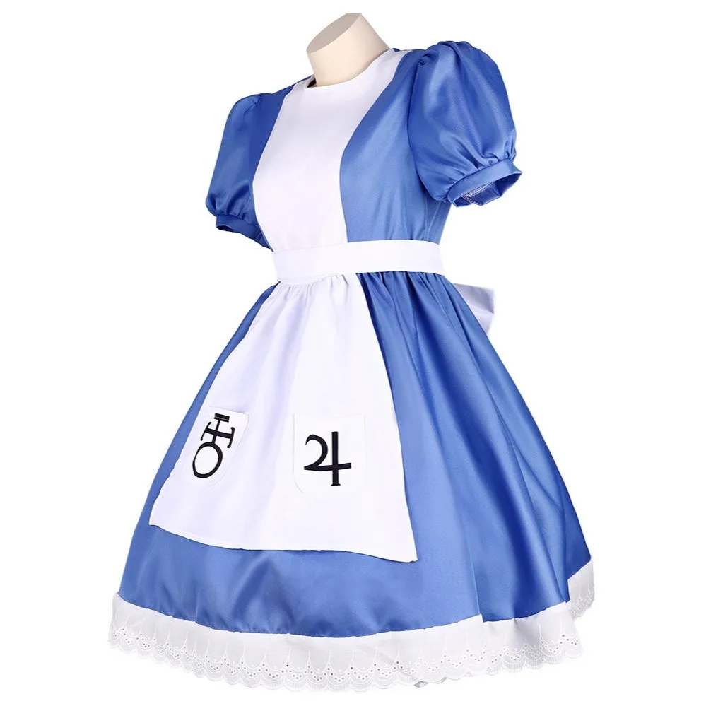 

Madness Returns AlianAlian Cosplay Costume – Bloody Maid Apron Dress for Women and Girls Halloween Carnival Party Outfit