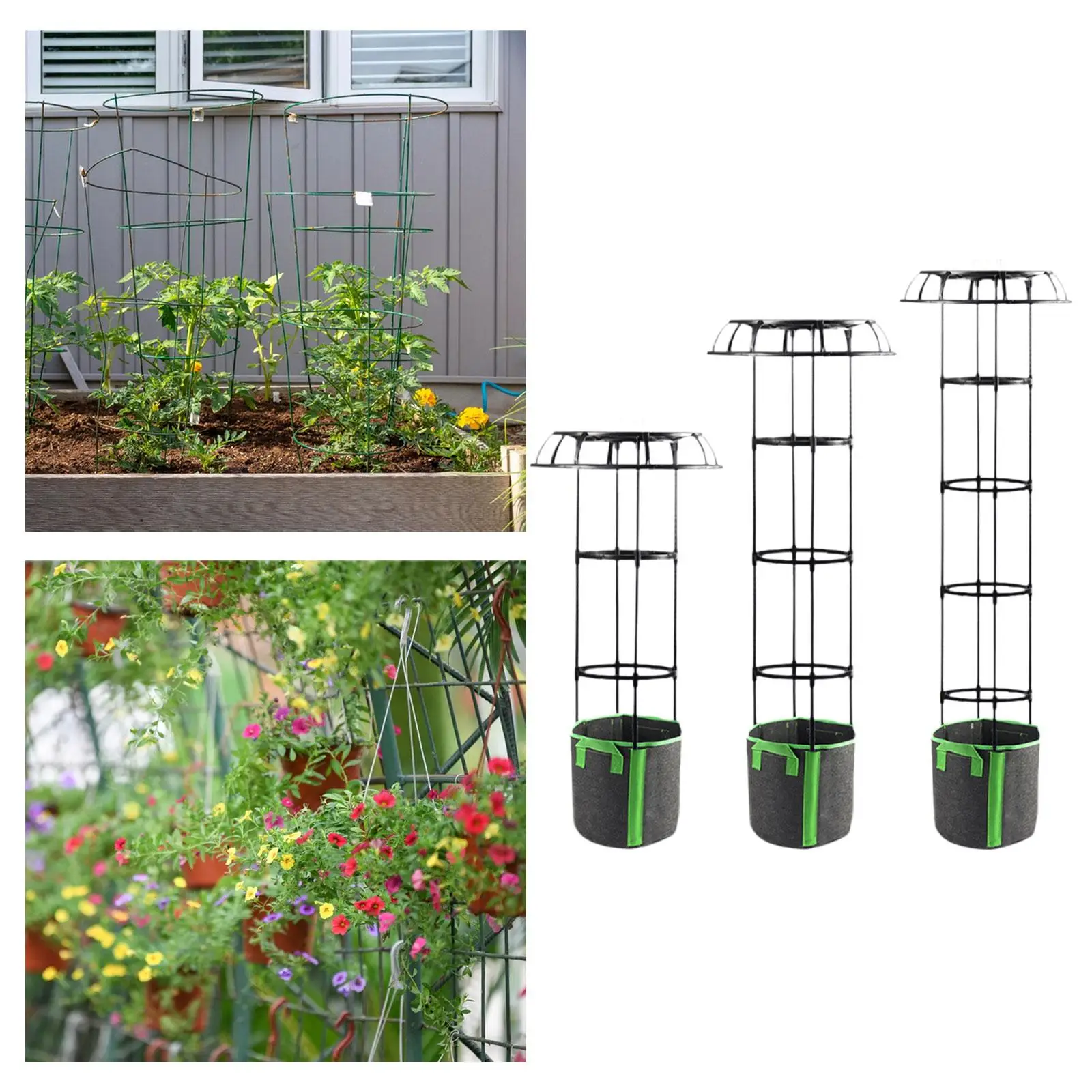 Gabbia per pomodori multiuso a traliccio da giardino per piante rampicanti fiori di viti