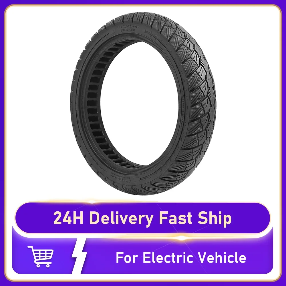 

14X2,50 Взрывозащищенная износостойкая твердая шина для электромобиля 14-дюймовая 2,50-10/2,75-10 запасные части для бескамерных шин
