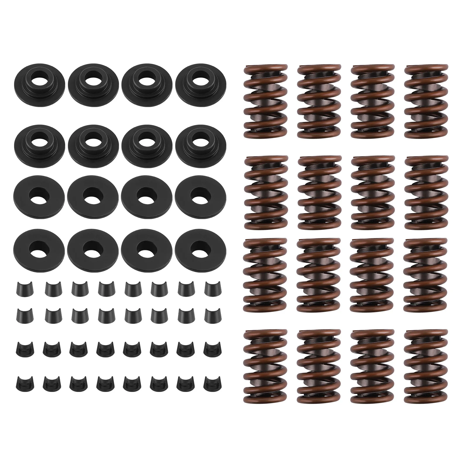 Valve Springs Set w/ Steel Retainers Locks for Chevrolet Small Block 350/400/Z28