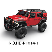 HB R1011-1 Jeep Wrangler RC Cars 1:10 4WD Off-Road Vehicle with Electric Winch+Differential Electric Model Great Gift for Kids