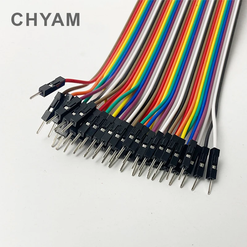 10cm 20cm 30cm 40pin dupont linha macho para masculino + macho para fêmea e fêmea para cabo dupont fio jumper fêmea para arduino diy kit