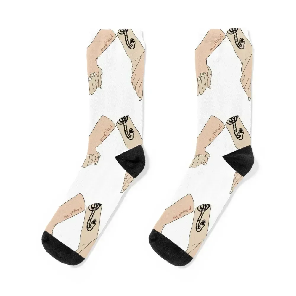 Dramione holding hands Socks sheer kawaii luxe Socks Women's Men's