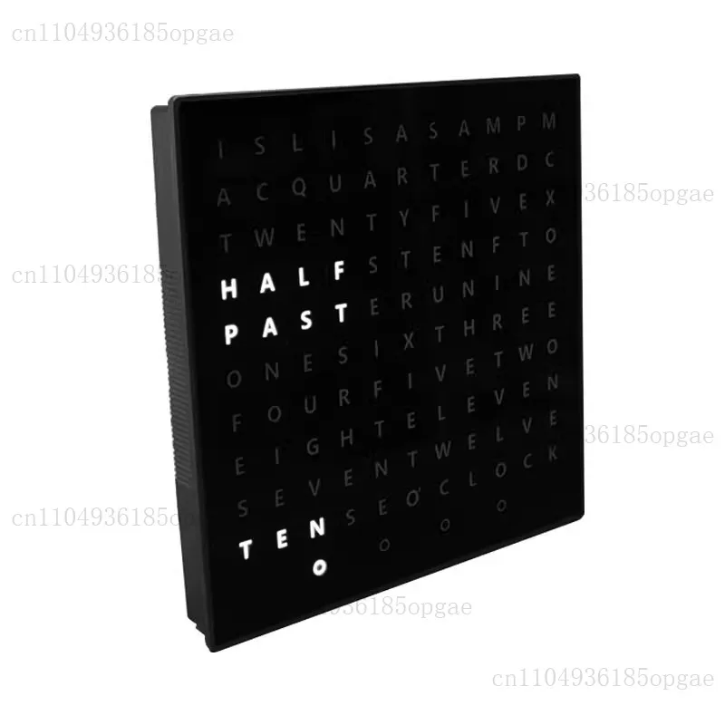 High-quality English Letter Wall Clock, Modern European-style Electronic Watch Timer