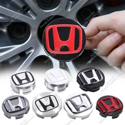 4 stuks 69mm Auto Wiel Center Hub Center Cap Velg Hub Stofdicht Cover Emblemem Voor Honda Accord CRV XRV Civic Odyssey