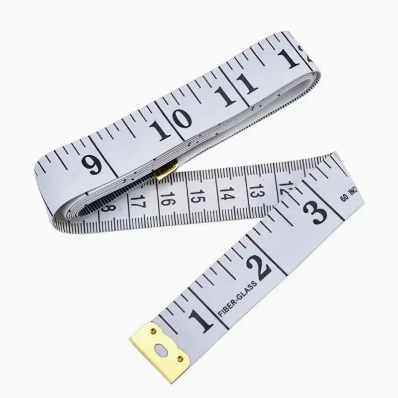 150cm / 60inch Body Measuring Tape, Sewing Tape, Tailor's Tape Measure, Centimeter Ruler, Sewing Ruler, Suitable for Tailors, Fabric, Body Measurement, and DIY Sewing Accessories