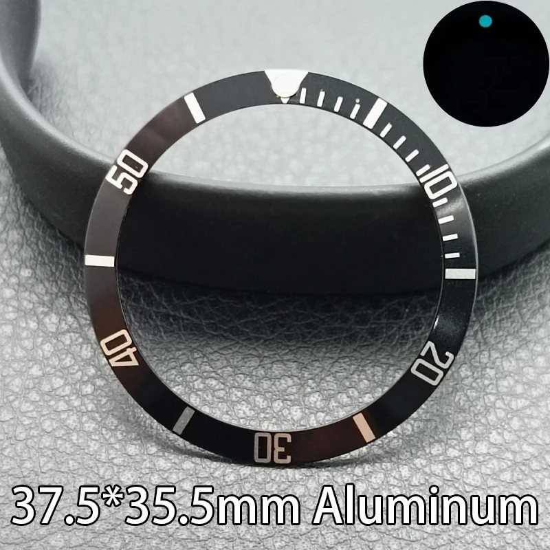 37.5mm*35.5mm Aluminum Watch Bezel Watch Insert Ring Mens Watch Replacement Part Accessories Watch Face Watch Bezel Repair Tool