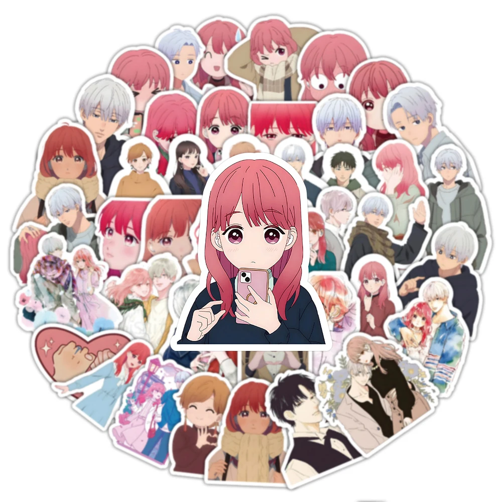 10/30/50pcs Anime A Sign of Affection Stickers Kawaii Yuki Girls Sticker Scrapbooking Phone Suitcase Laptop Decoration Decal