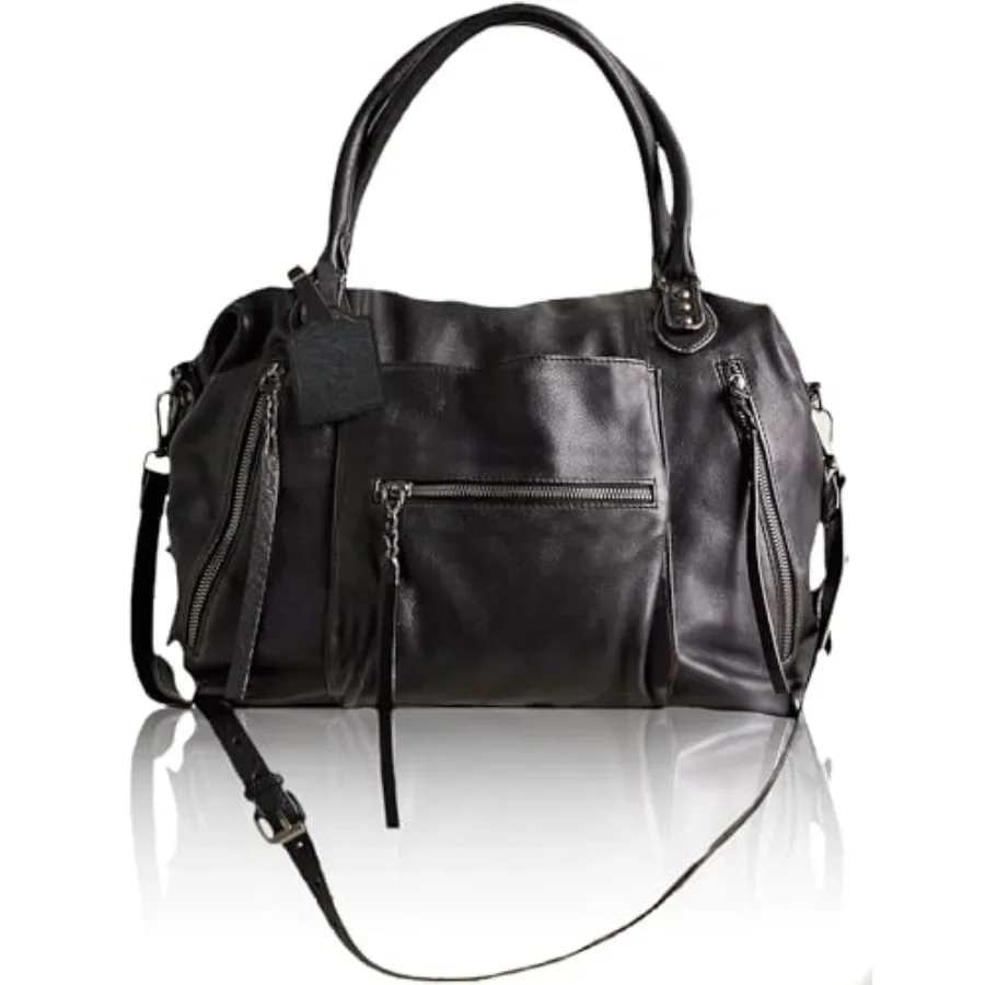 

Women's Large Tote Bag City Tote Bag Purse with Zipper Women Vegan Leather Hobo Handbags with Adjustable Strap