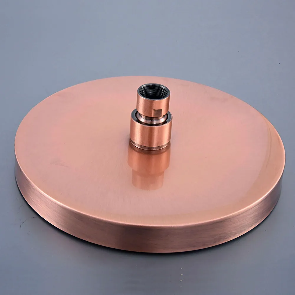 

Bathroom Accessory Antique Red Copper Water Saving Round Shape Top Rain Shower Head Bathroom Fitting ash257