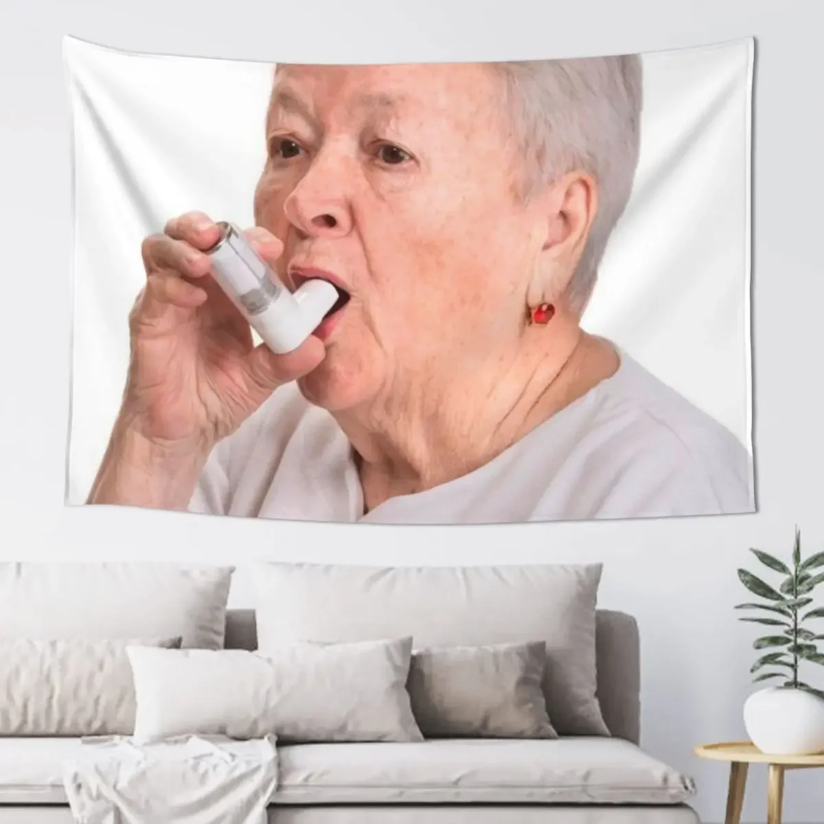 

Grandma's Inhaler Tapestry Decorations For Your Bedroom Wallpapers Home Decor Home Decoration Wall Hanging Tapestry